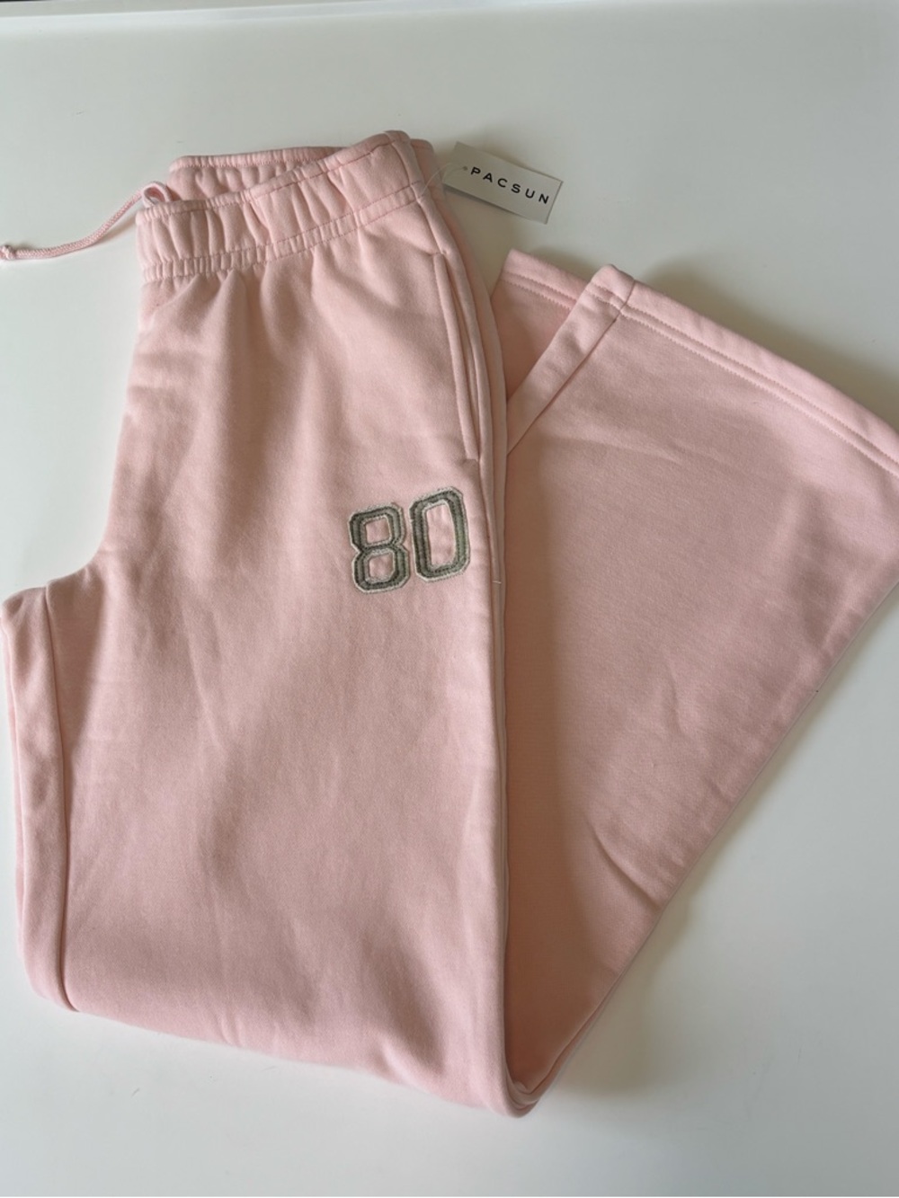 Bundle 2/$30! PacSun NEW Pink Sweatpants Size S Collegiate Straight Leg